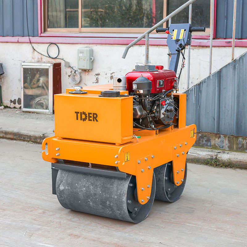 Double Drum Walk Behind Roller
